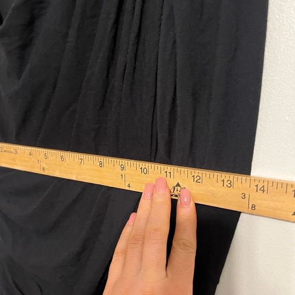 Mason Asymmetrical One Shoulder Black Dress - Picture 7 of 11